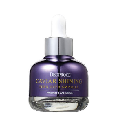 Антивозрастная сыворотка с экстрактом икры акулы для сияния кожи Deoproce Caviar Shining Turn Over Ampoule (30, фото 2