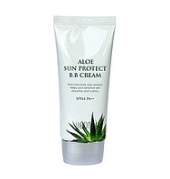 ББ крем для лица с алоэ вера Jigott Aloe Sun Protect BB Cream SPF41/PA++ (50 мл)