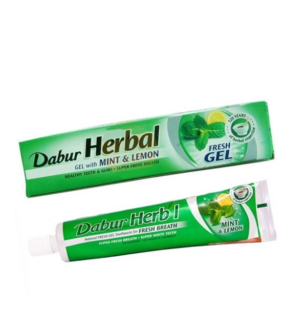 Зубная паста Dabur Herbal Mint & Lemon Gel - фото 1 - id-p58152684