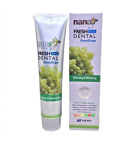 Зубная паста с зеленым виноградом Hanil Nano Technology Fresh Dental Green Grape (160 г)