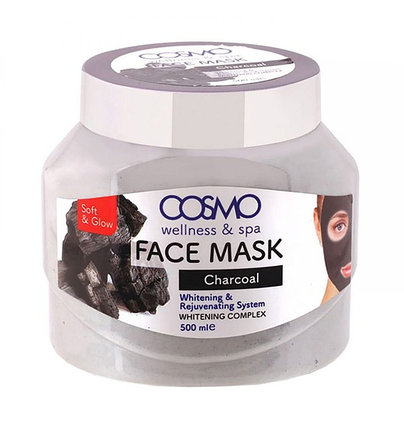 Крем-маска с древесным углем Cosmo Charcoal Face Mask (500 мл), фото 2