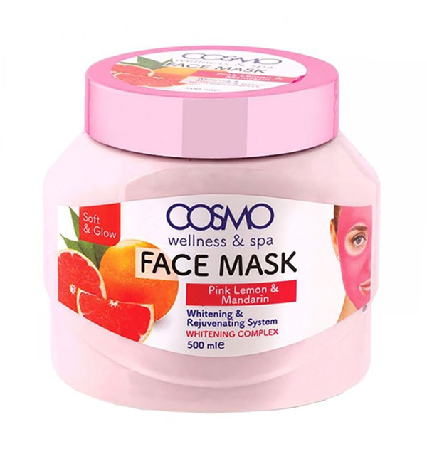 Крем-маска с розовым лимоном и мандарином Cosmo Pink Lemon and Mandarin Face Mask (500 мл)