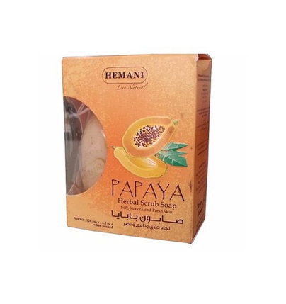 Мыло-скраб Hemani Papaya, фото 2