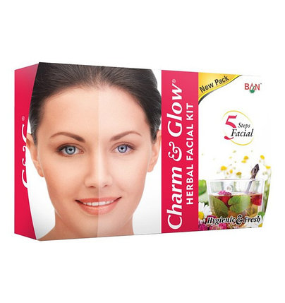 Набор по уходу за лицом Charm & Glow Herbal Facial Kit, фото 2