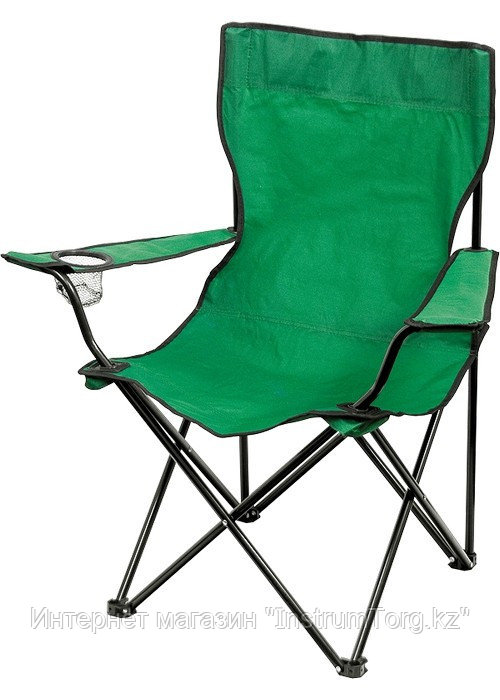 Стул складной с подлокотн. и подстак. 89х54х86 см Camping// Palisad