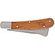 Нож садовый складной, копулировочный, 173 мм, деревянная рукоятка// Palisad, фото 3