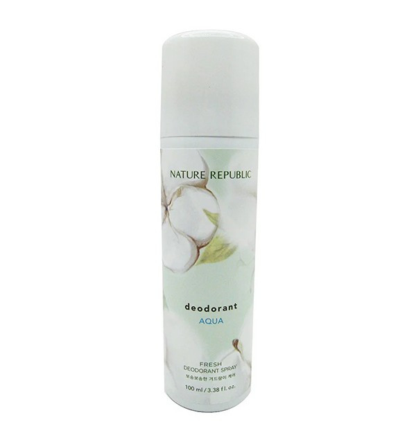 Освежающий спрей-дезодорант Nature Republic Aqua Fresh Deodorant Spray (100 мл, Южная Корея) - фото 1 - id-p58153147