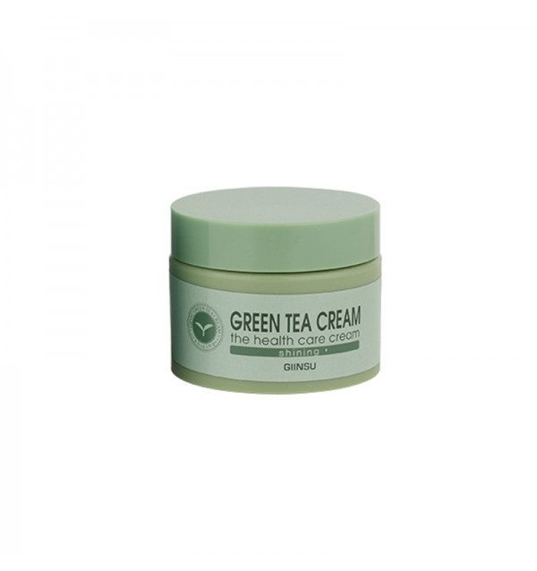 Осветляющий крем для лица с зеленым чаем Giinsu Shining Green Tea Cream (50 г) - фото 1 - id-p58153154