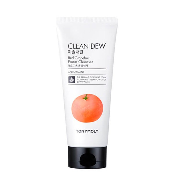 Пенка для умывания с экстрактом красного грейпфрута Tony Moly Clean Dew Red Grapefruit Foam Cleanser (180 мл)