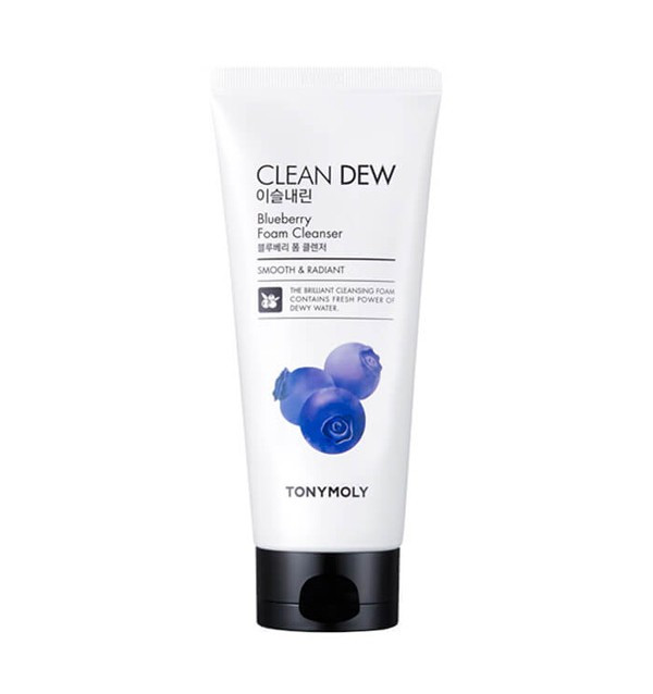 Пенка для умывания с экстрактом черники Tony Moly Clean Dew Blueberry Foam Cleanser (180 мл)