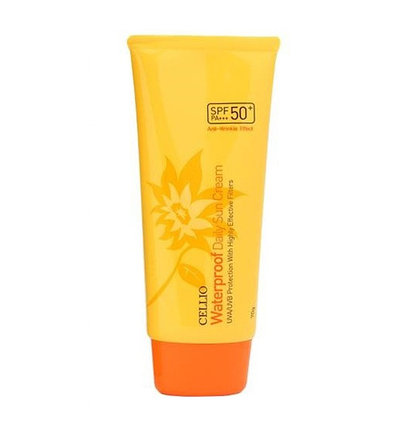 Солнцезащитный водостойкий крем Cellio Waterproof Daily Sun Cream SPF50+/PA++++ (70 мл), фото 2