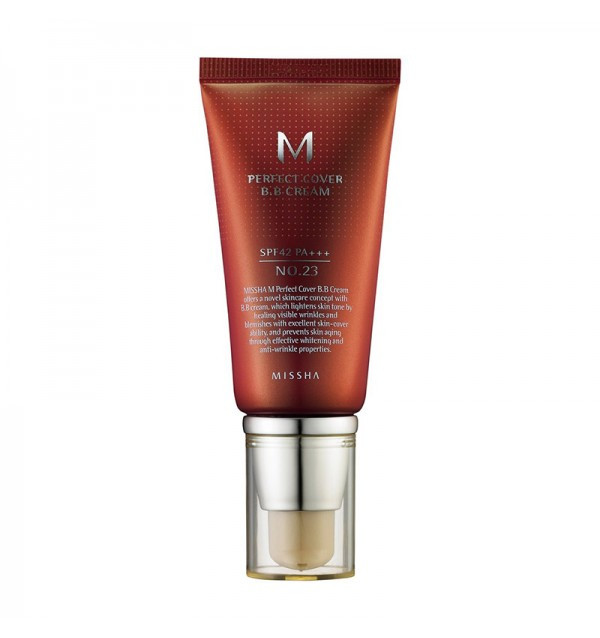 Тональный ББ крем для лица Missha M Perfect Cover BB Cream SPF42/PA+++ №23 (50 мл) - фото 1 - id-p58153336