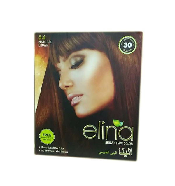 Хна для волос Elina Brown Hair Colour (коричневая)