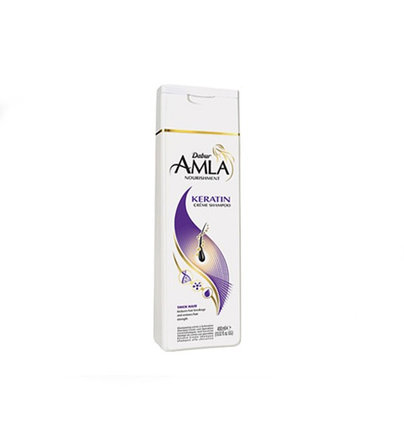 Шампунь для ослабленных волос Dabur Amla Keratin, фото 2