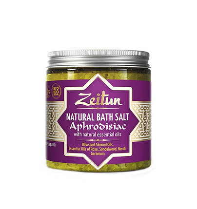 Аромасоль для ванн Zeitun "Афродизиак" (с маслами розы, сандала и нероли), фото 2