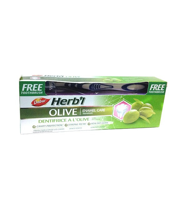 Зубная паста с экстрактом оливы Dabur Herbal Olive