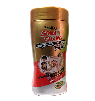 Чаванпраш "Сона Чанди" с золотом, серебром и шафраном (Chyawanprash Plus Sona Chandi), фото 2