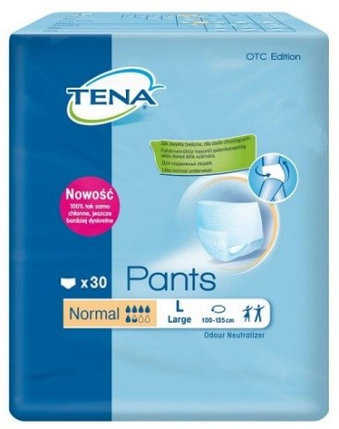 Подгузники трусики ТЕNА Pants Normal L 30 шт, фото 2