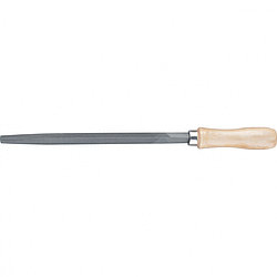 Напильник, 300 мм, трехгранный, деревянная ручка// Сибртех
