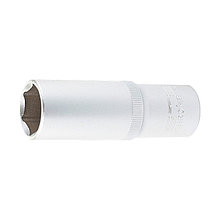 Головка торцевая удлиненная, 14 мм, 6-гранная, CrV, под квадрат 1/2",// Stels