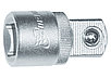 Переходник 1/4" х 3/8", CrV, полированный хром// MATRIX MASTER, фото 2