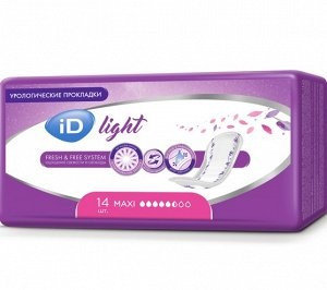 Прокладки урологические женские ID Light Maxi 14 штук, фото 2