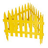 Забор декоративный "Рейка", 28х300 см, желтый, Россия// Palisad