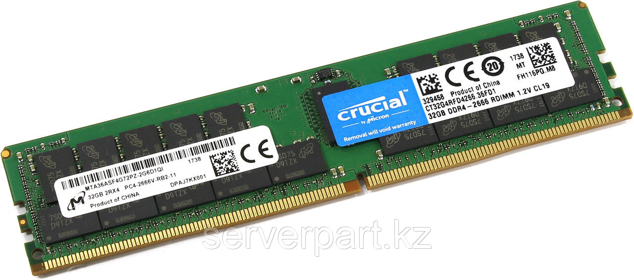 ОЗУ Crucial 32GB DDR4 RDIMM (CT32G4RFD4266)