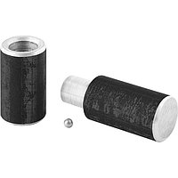 Петля гаражная с шаром d 20*120мм, 4 шт., Россия// Сибртех