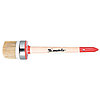 Кисть круглая Профи №2 (20 мм), натуральная щетина, деревянная ручка// MTX