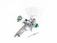 Краскораспылитель AG 810 HVLP, гравитационный, сопло 0,8 мм и 1 мм// Stels