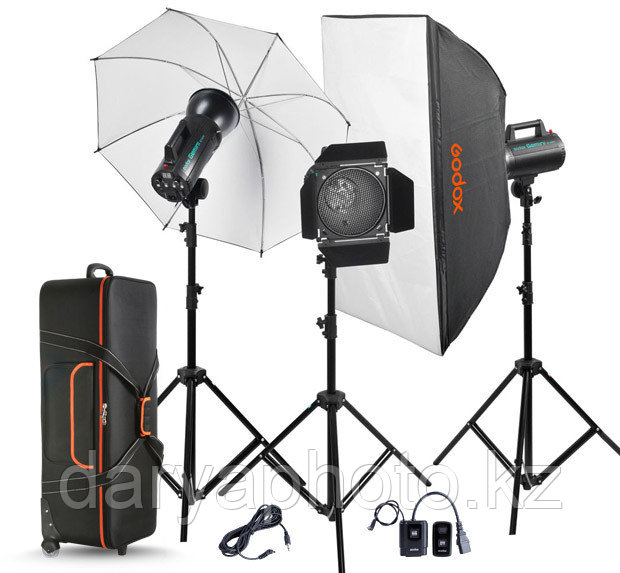 Студийный свет(комплект) Godox GS-300 -D импульсный