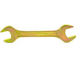 Ключ рожковый, 30 х 32 мм, желтый цинк// Сибртех