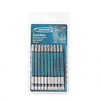 Набор бит PH2 х90, сталь S2, 10 шт.// Gross