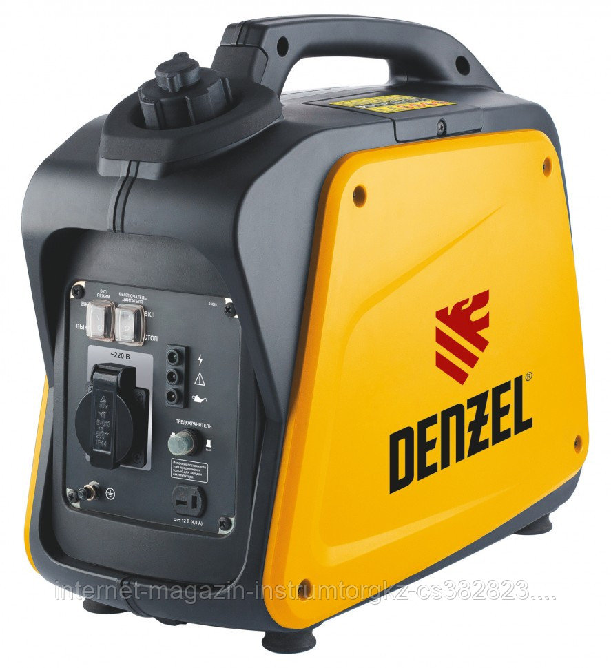 Генератор инверторный "Denzel" GT-1300i X-Pro 1.3 кВт, 220 В, бак 3 л, ручной старт