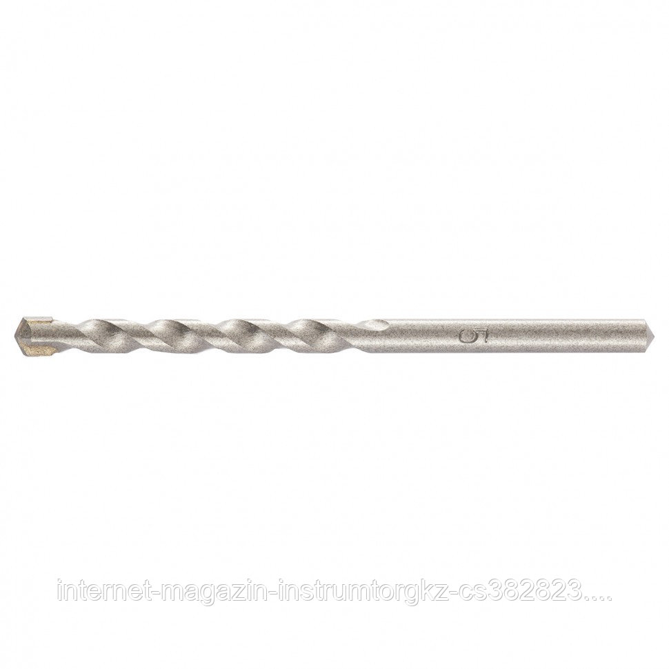 Сверло по бетону, 5 х 85 мм, Carbide TIP, цилиндрический хвостовик// Барс