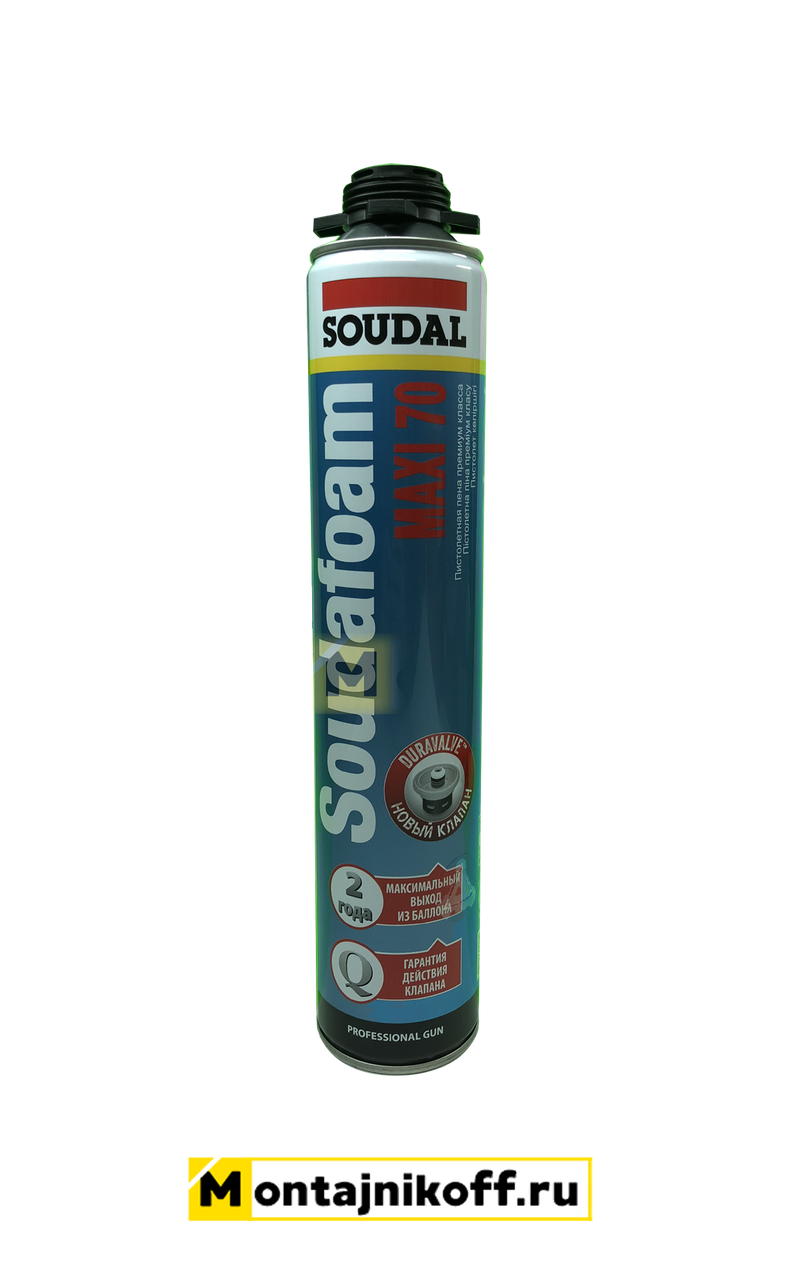 Монтажная пена с отличной адгезией Soudal SOUDAFOAM MAXI 70