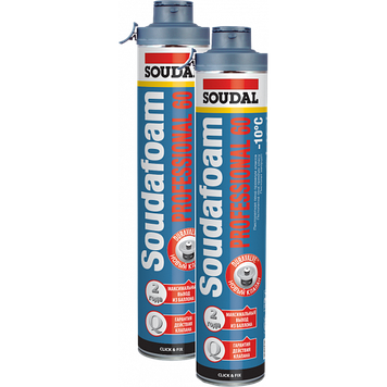 Пистолетная монтажная пена Soudal SOUDAFOAM PROFESSIONAL 60