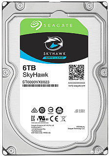 Жесткий диск HDD 6TB Seagate SkyHawk ST6000VX0023 3.5" SATA 6Gb/s 256Mb 7200rpm