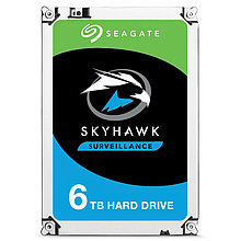 Жесткий диск HDD 6TB Seagate SkyHawk ST6000VX001 3.5" SATA 6Gb/s 256Mb 5400rpm