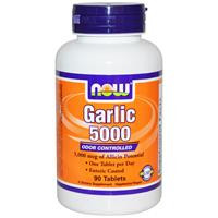 Чеснок без запаха 5000 (Garlic 5000), 90 таблеток, Now Foods
