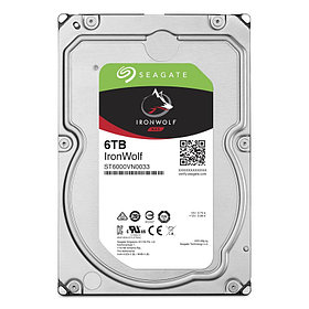 Жесткий диск HDD 6Tb Seagate IronWolf ST6000VN0033 3.5" SATA 6Gb/s 256Mb 7200rpm