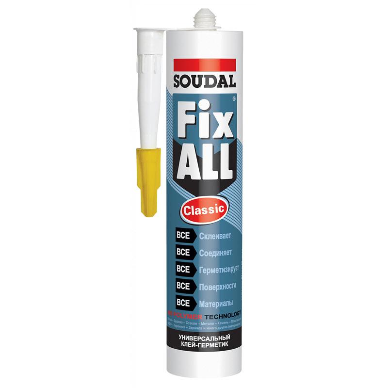 Универсальный клей-герметик Soudal Fix All Classic
