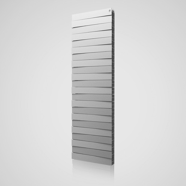 Биметаллические радиаторы Pianoforte Tower Silver Satin серый 22 секции - фото 1 - id-p58188071