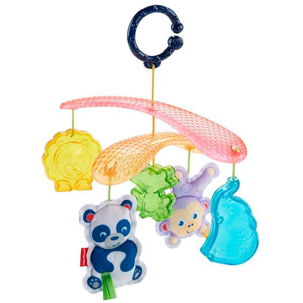 Fisher-Price Мобиль для прогулок "Веселые животные", Фишер Прайс