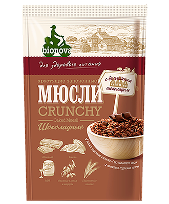 Гранола (Мюсли) Bionova® Шоколадная 400г