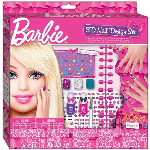 Барби Набор накладных ногтей Barbie 3D Nails Design Set