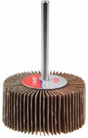 Круг шлифовальный ЗУБР веерный лепестковый, на шпильке, тип КЛО, зерно - электрокорунд нормальный 15 мм