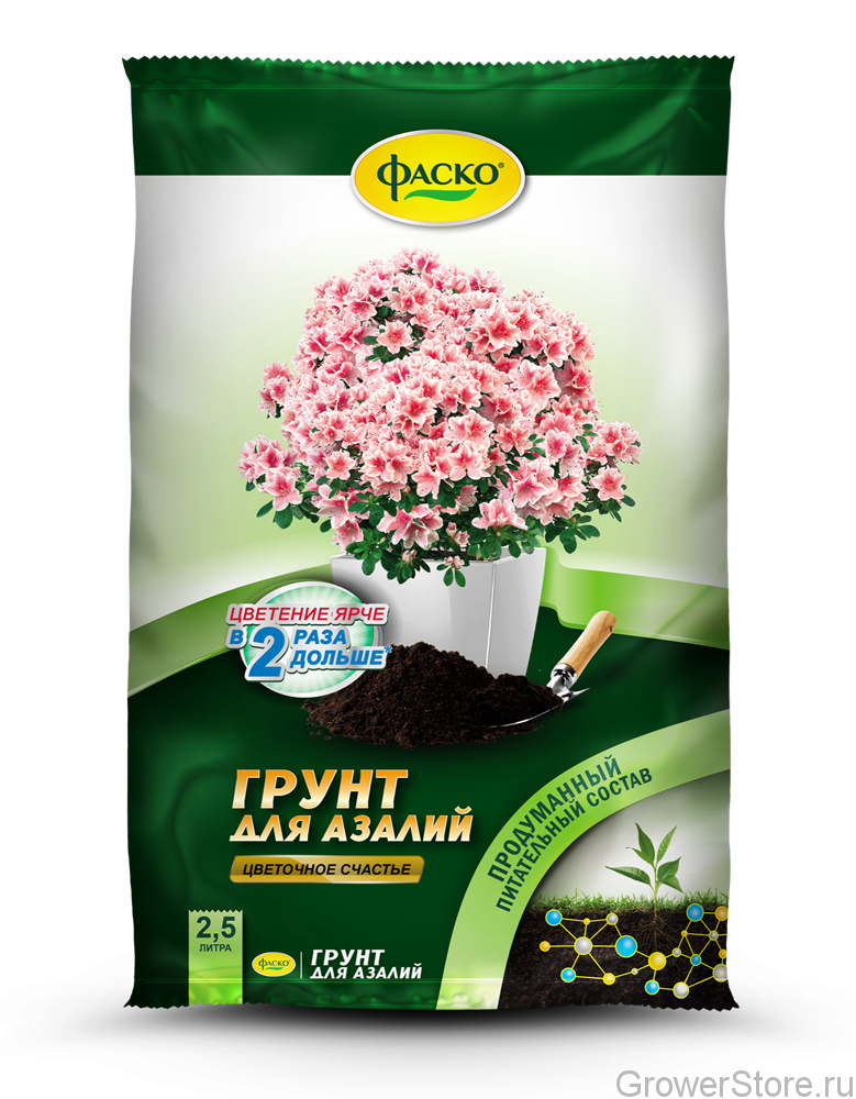 Почвогрунт для азалий "Цветочное счастье", 2,5 л