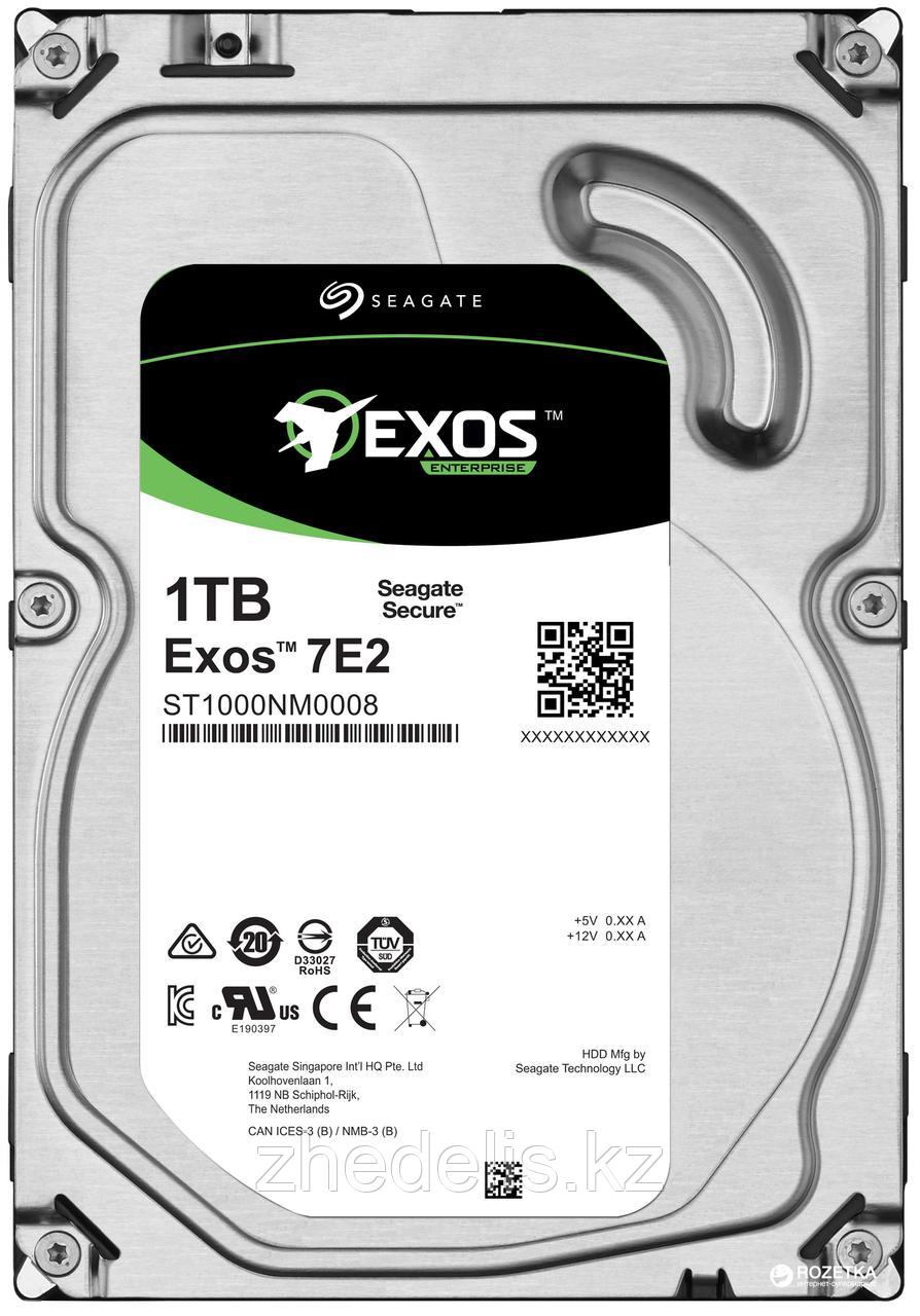 Жесткий диск Exos 7E2 HDD 1TB Seagate Enterprise Capacity 512n ST1000NM0008 3.5" SATA 6Gb/s 128Mb 7200rpm
